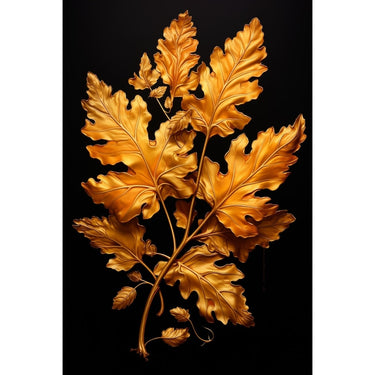 Feuille Dorée Tableau